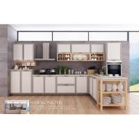 Hot Selling Solid Wooden Cabinet New Chinese Kitchen Cabinet