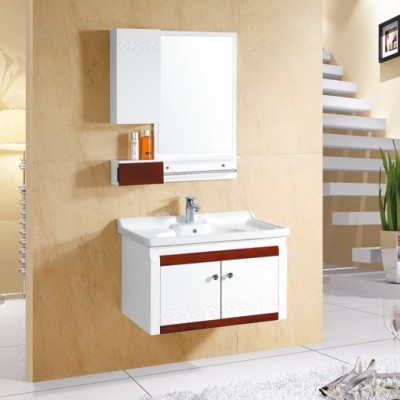 2018 Hot Selling Wall Mounted PVC Bathroom Cabinet