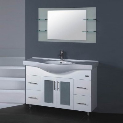 2018 New Arrival MDF Environment-fiendly Material Free Standing Bathroom Vanity