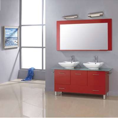 Double Sink Modern Bathroom Vanity