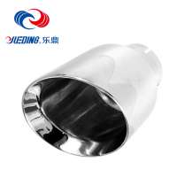 Hot sale high quality Universal oval stainless steel exhaust tips