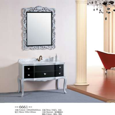 36 inch modern luxury bathroom vanity cabinet with marble countertop