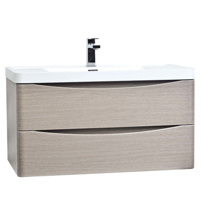 american hotel Wall-Mount Light Pine Bathroom Vanity