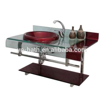 popular wall mounted glass wash basin