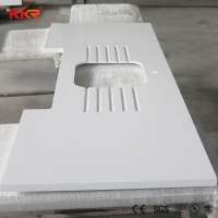 Solid Surface Molded Sink Countertop Precut Kitchen Bathroom Vanity Marble Countertop