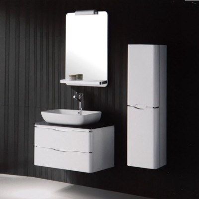 2018 New Arrival Whole Set Wall-mounted PVC Bathroom Cabinet