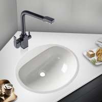 Wholesale Cheap Undermount Acrylic Irregular Single Bowl Industrial Sink For Bath Room