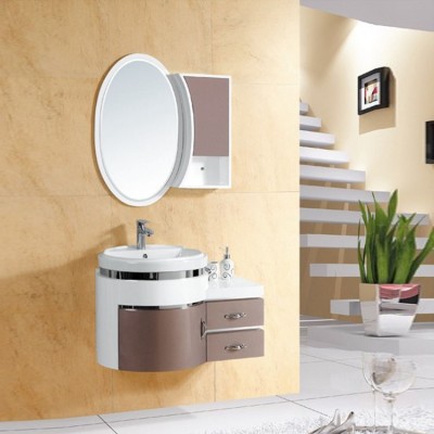 2018 Hot Selling European Style PVC Bathroom Cabinet